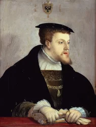 Portrait of Emperor Charles V (1500-1558). c. 1532