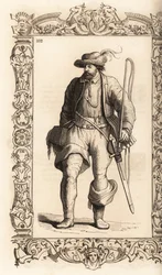 Costume of a German Waggoner