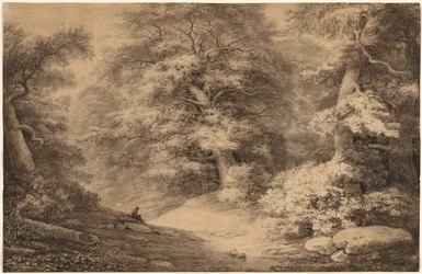 A Beech Wood with a Resting Traveler, 1803