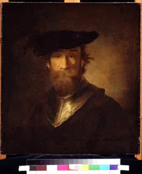 An Old Soldier in a Black Beret