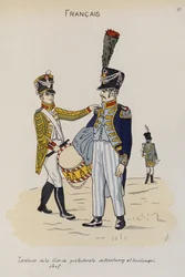 A Drummer and Master Baker of the Prefectural Guard of Hamburg, c.1806