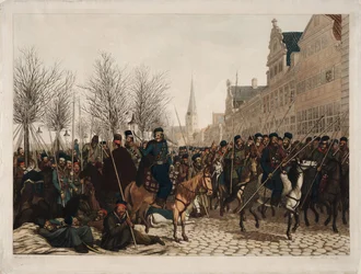 Cossacks in Hamburg, 18 March 1813, 1813
