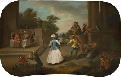 Singerie: The Dance, c. 1739