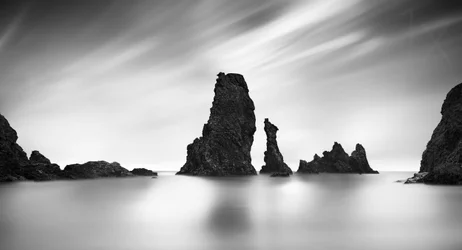 Serene Sea Stacks