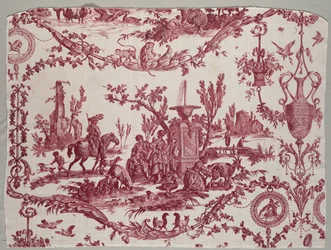 Fragments of Copperplate Printed Cotton
