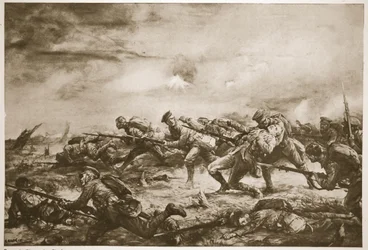 Charge of the 4th Canadian Battalion at Ypres