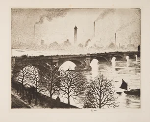 Waterloo Bridge from a Savoy Window
