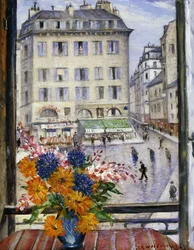 Autumn Bouquet; View from a Paris Window