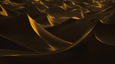 Golden Desert Dunes
