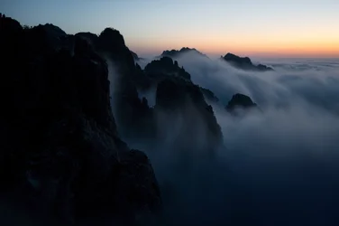 Misty Mountain Peaks