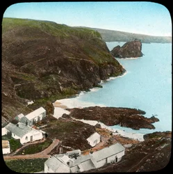 Kynance Cove and Village, Cornwall