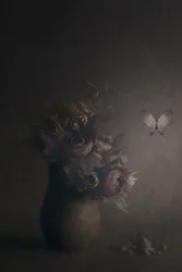 Moody Floral Butterfly