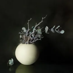 Quiet Eucalyptus Vase