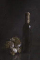 Rustic Garlic and Bottle