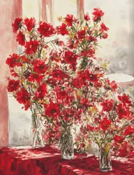 Vibrant Red Blooms