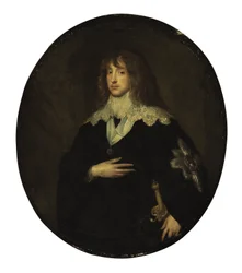 Portrait of Prince Charles Louis, Elector Palatine (1617-1680) as Knight of the Order of the Garter