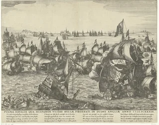 Naval Battle at Duins, 1639