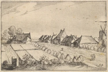 Fields and a Road, Plate 8 from Regiunculae et Villae Aliquot Ducatus Brabantiae