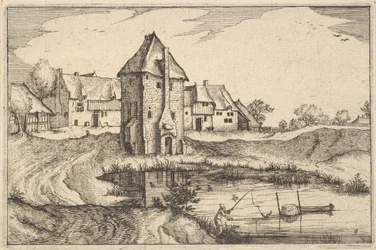 The Pond, plate 9 from Regiunculae et Villae Aliquot Ducatus Brabantiae