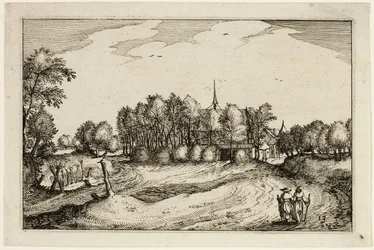 A Convent, plate thirteen after Pictures of Farms, Country Houses and Rustic Villages