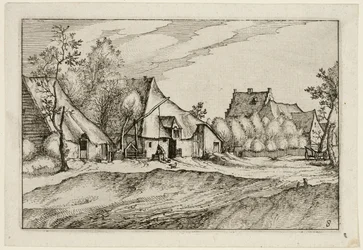 Farms in a Village, Plate Eight after Pictures of Farms, Country Houses and Rustic Villages