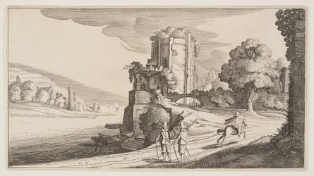 Round Tower on a River, from Landscapes