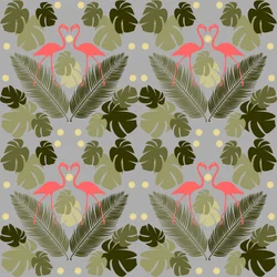 Flamingo and Palms