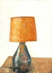 Cozy Orange Table Lamp