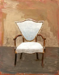 Vintage Upholstered Armchair