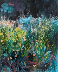 Glowing Garden Night