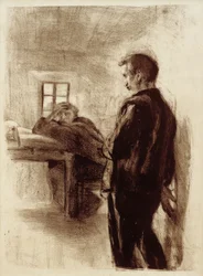 Man and Monk in a Cell