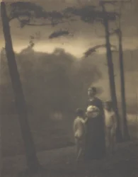 Evening—Mother and Boys