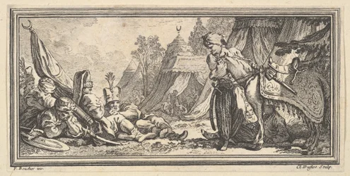 Turkish Soldiers Resting, 1746-47