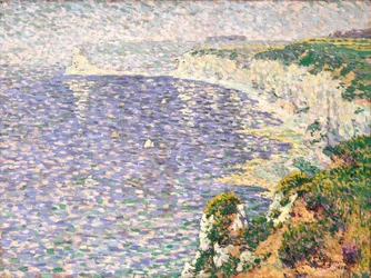 A View Of The Cliffs At Etretat