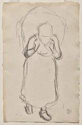 Study for Seaweed Gatherers, Yport