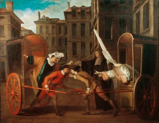 The Two Carriages, c.1707