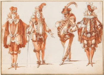 Four Costume Figures