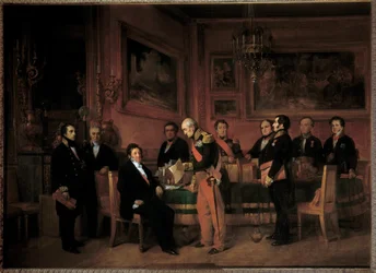 Council of Ministers at the Palais des Tuileries, Marechal Soult Presents to Louis Philippe I the Law of Regency on August 15