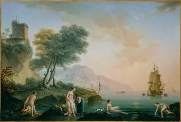 Bathing Girls at the Seashore