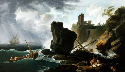 Classical Italian Coast Scene