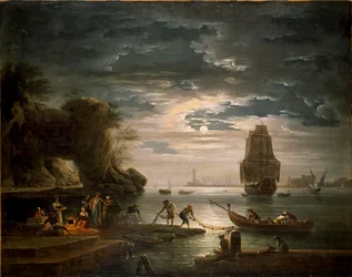 Coastal Scene La Nuit