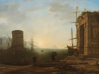 Harbor at Sunrise
