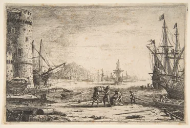 Harbour with a Large Tower