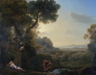 Landscape with Narcissus and Echo, 1644