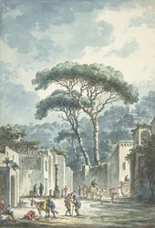 Road Leading to the Grotto of Posillipo, 18th century