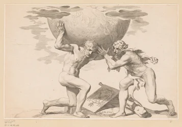 Atlas Gives the Celestial Globe to Hercules