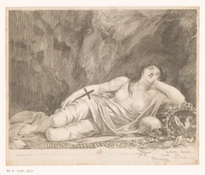 St. Mary Magdalene Lying in a Cave