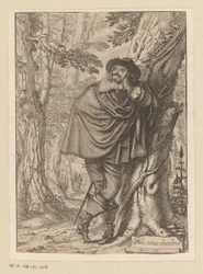 James Howell Leaning Against a Tree