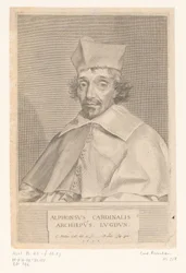 Portrait of Alphonse Louis du Plessis de Richelieu, Archbishop of Lyon