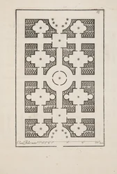 Design for Parterre, from Theatre des Plans et Jardinages, pub.1652